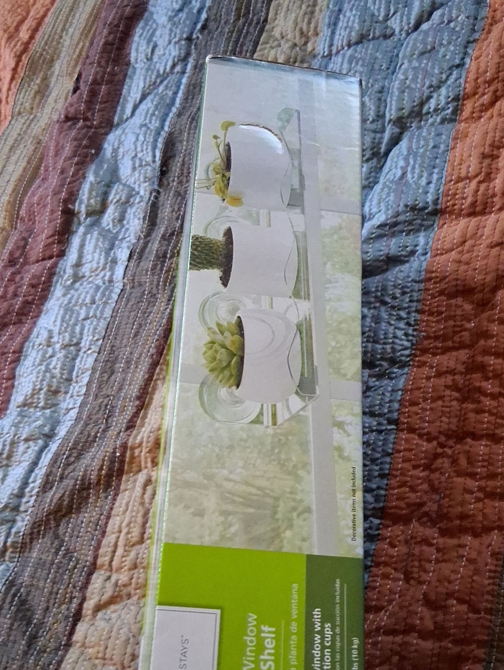 Mainstays Acrylic Window Plant Shelf - White/Clear - Picture 4 of 6